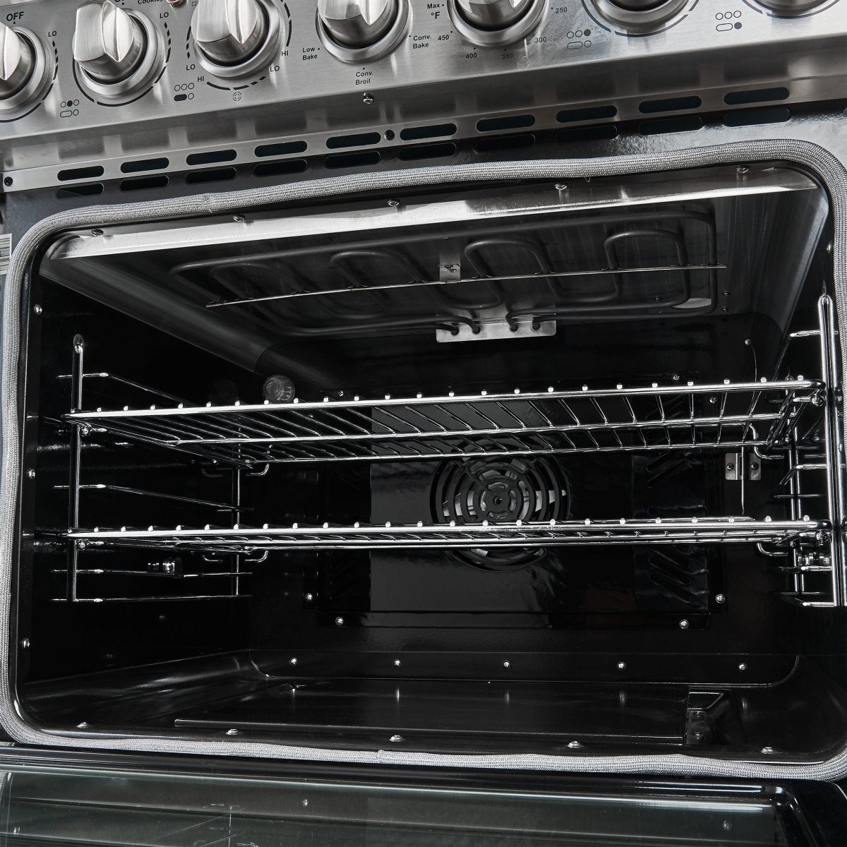 Forno Paolo 30-Inch Freestanding Electric Range, Stainless Steel, 4.38 cu.ft, True Convection Oven, Energy Efficient - BonPrix Électroménagers