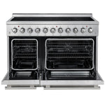 Forno Paolo 48 Inch Freestanding Electric Range, Stainless Steel, 6.7 cu.ft, True Convection Oven, Energy Efficient - BonPrix Électroménagers