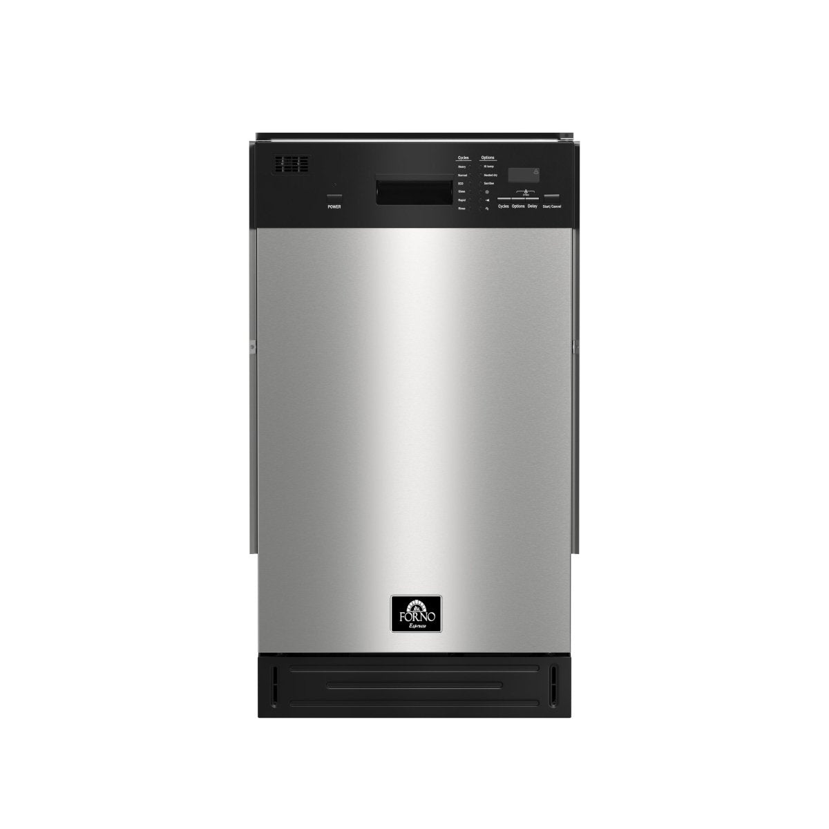 Forno Polo 18-Inch Built-In Stainless Steel Dishwasher, 8 Place Settings, ENERGY STAR Certified, 52 dBA - BonPrix Électroménagers