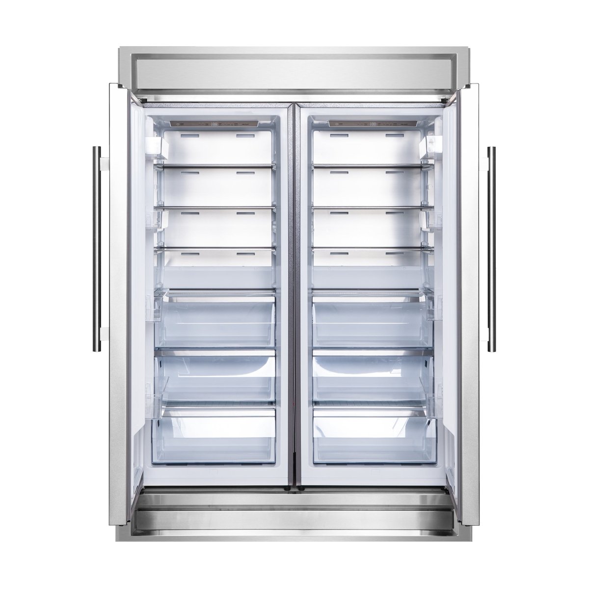 FORNO Premium 2-Piece Kitchen Bundle - Galiano 48" Stainless Steel Gas Range, Forno Maderno 2-28 " Wide Units with Decorative Trim - FBDL-018-03CAUS - BonPrix Électroménagers
