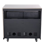 Forno Rimini Outdoor Kitchen: 30" BBQ 62,600 BTU, 4.8 cu.ft. Refrigerators, White Countertops - BonPrix Électroménagers