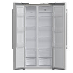 Forno Salerno 33-Inch Side-by-Side Stainless Steel Refrigerator, 15.6 cu.ft, ENERGY STAR Certified - BonPrix Électroménagers