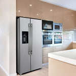 Forno Salerno 36-Inch Side-by-Side Stainless Steel Refrigerator, 20 cu.ft, ENERGY STAR Certified - BonPrix Électroménagers