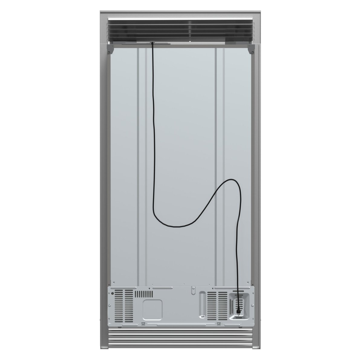 Forno Salerno 40-Inch Built-In Stainless Steel Refrigerator, 20 cu.ft, Decorative Grill, ENERGY STAR Certified - BonPrix Électroménagers