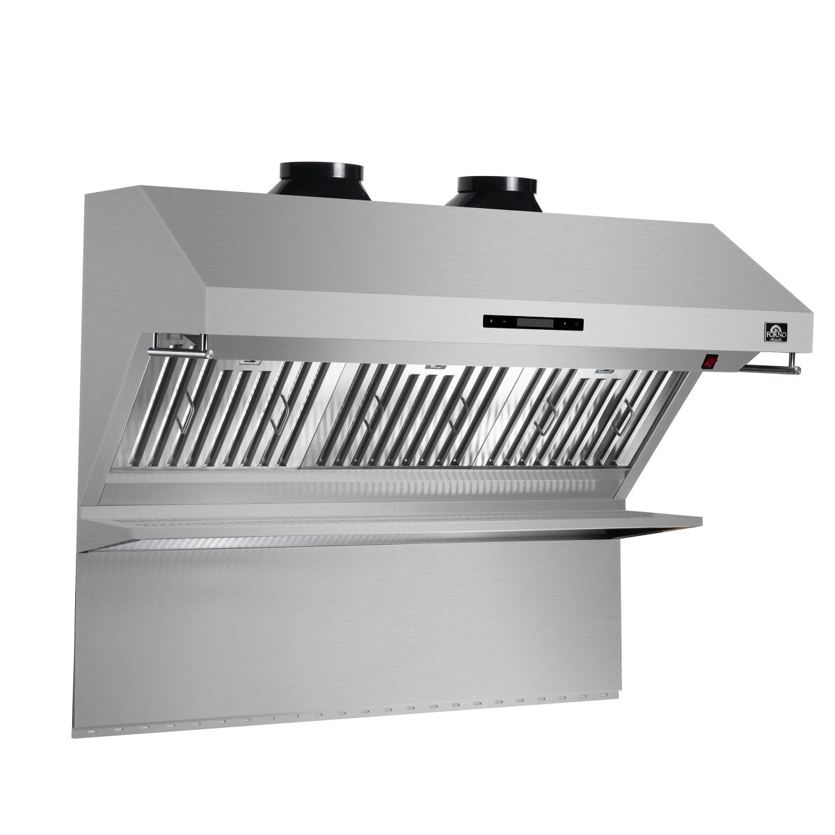Forno Savona 48-Inch Wall Mount Range Hood, Baffle Filters, Backsplash Included - BonPrix Électroménagers