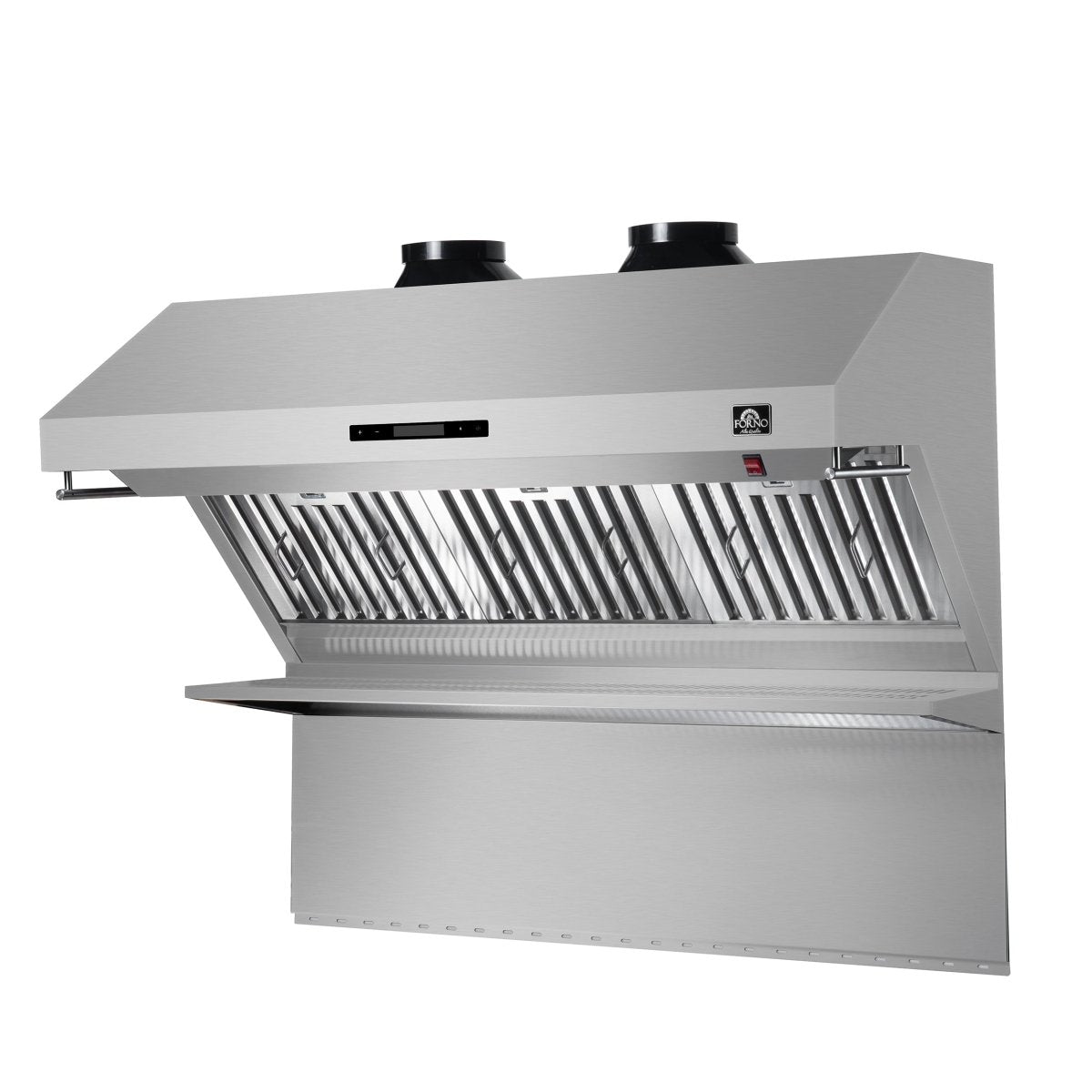 Forno Savona 48-Inch Wall Mount Range Hood, Baffle Filters, Backsplash Included - BonPrix Électroménagers