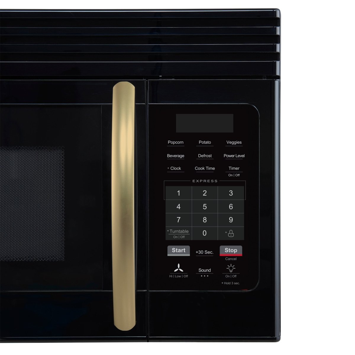 Forno Scalo 30-Inch Over the Range Microwave, Black – 1.6 cu.ft, 300 CFM Vent, Touch Control, LED Light - BonPrix Électroménagers