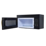 Forno Scalo 30-Inch Over the Range Microwave, Black – 1.6 cu.ft, 300 CFM Vent, Touch Control, LED Light - BonPrix Électroménagers