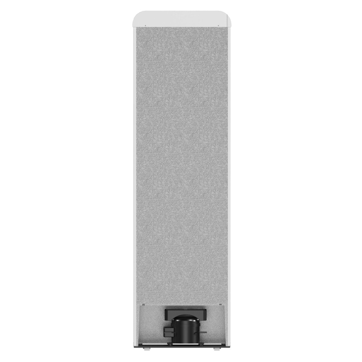 Forno Storico 22-Inch Retro bottom freezer Fridge in White, 9 cu.ft, copper-tone handle - BonPrix Électroménagers