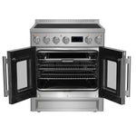 Forno Torino 30 Inch French Door Induction Range with Air Fryer and True Convection Oven - BonPrix Électroménagers