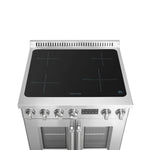 Forno Torino 30 Inch French Door Induction Range with Air Fryer and True Convection Oven - BonPrix Électroménagers