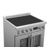 Forno Torino 30 Inch French Door Induction Range with Air Fryer and True Convection Oven - BonPrix Électroménagers