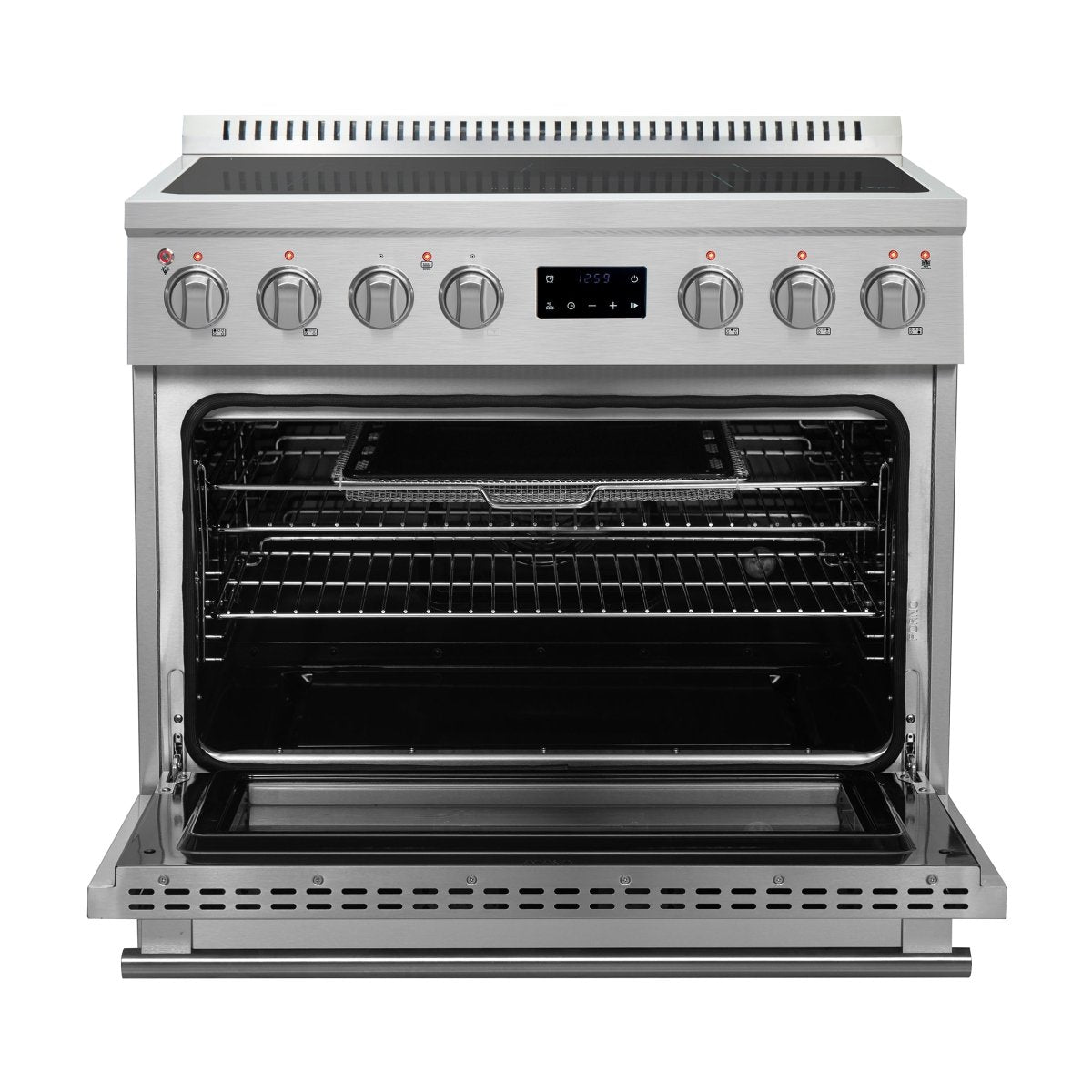 Forno Torino 36 Inch Induction Range with True Convection and Air Fry - BonPrix Électroménagers