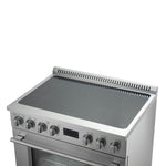 Forno Torino 36 Inch Induction Range with True Convection and Air Fry - BonPrix Électroménagers