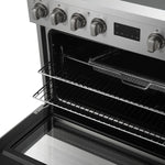 Forno Torino 36 Inch Induction Range with True Convection and Air Fry - BonPrix Électroménagers
