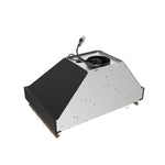 Forno Venezia 30 Inch Wall-Mounted Range Hood in Black with Touch Controls and Baffle Filters - BonPrix Électroménagers