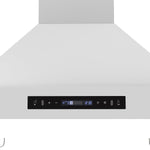 Forno Venezia 30 Inch Wall-Mounted Range Hood in White with Touch Controls and Baffle Filters - BonPrix Électroménagers