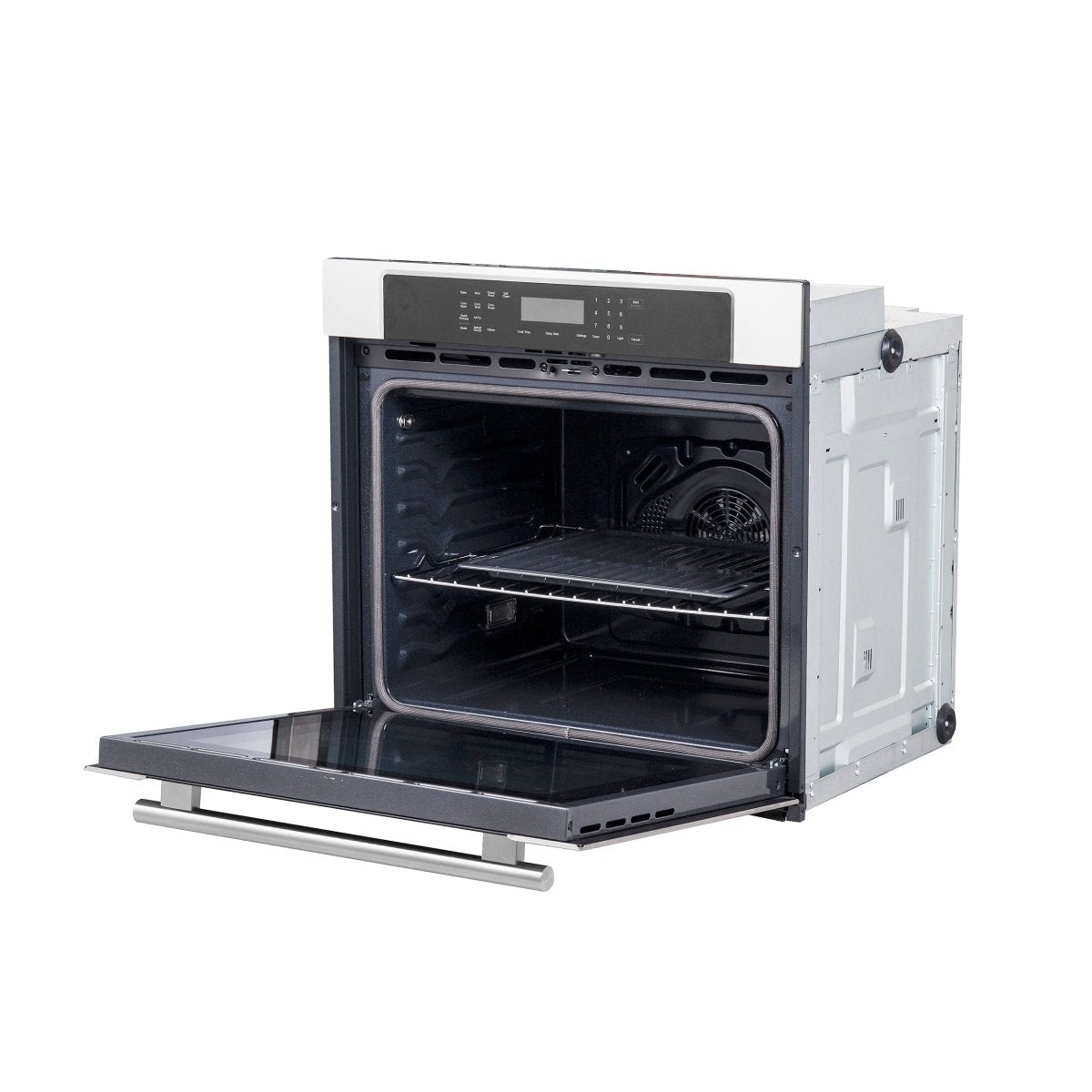 Forno Villarosa 30-Inch Electric Wall Oven, Stainless Steel, 5.0 cu.ft Capacity, Air Fry, Steam Cleaning, Glass Touch Controls - BonPrix Électroménagers