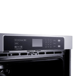 Forno Villarosa 30-Inch Electric Wall Oven, Stainless Steel, 5.0 cu.ft Capacity, Air Fry, Steam Cleaning, Glass Touch Controls - BonPrix Électroménagers