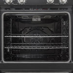 Forno Vomero 30-Inch Double Wall Oven, Black, 10 cu.ft Total Capacity, 7100W Convection, Mechanical Controls, Manuel Steam Clean - BonPrix Électroménagers