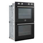 Forno Vomero 30-Inch Double Wall Oven, Black, 10 cu.ft Total Capacity, 7100W Convection, Mechanical Controls, Manuel Steam Clean - BonPrix Électroménagers