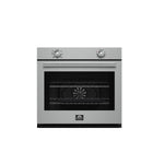 Forno Vomero 30-Inch Wall Oven, Stainless Steel, 5 cu.ft Capacity, 3550 Watts Convection, Mechanical Controls, Self-Cleaning Function - BonPrix Électroménagers