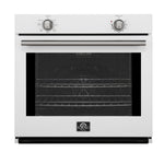 Forno Vomero 30-Inch Wall Oven, White, 5 cu.ft Capacity, 3550 Watts Convection, Mechanical Controls, Manuel Steam Clean - BonPrix Électroménagers