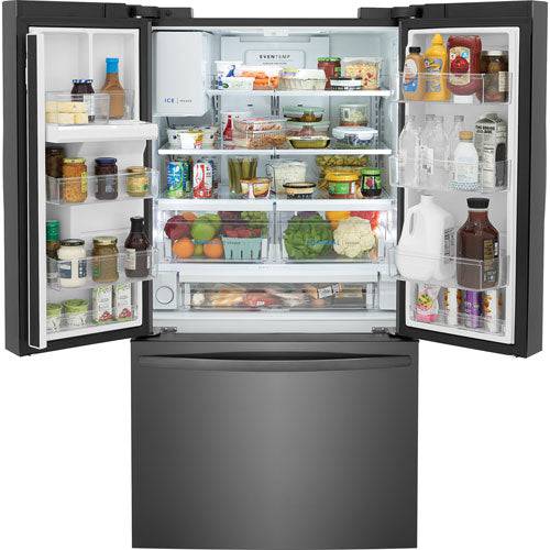 FRFS2823AD - REFRIGERATORS - Frigidaire - French 3 - Door - Black Stainless - New - BonPrix Électroménagers