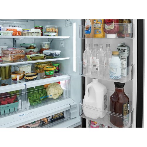 FRFS2823AD - REFRIGERATORS - Frigidaire - French 3 - Door - Black Stainless - Open Box - BonPrix Électroménagers