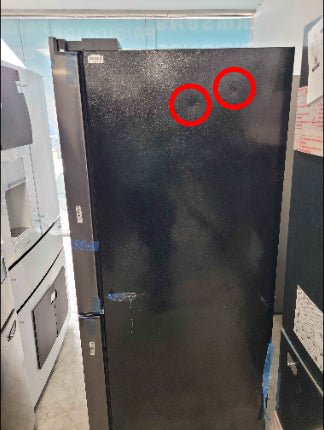 FRFS2823AD - REFRIGERATORS - Frigidaire - French 3 - Door - Black Stainless - Open Box - BonPrix Électroménagers