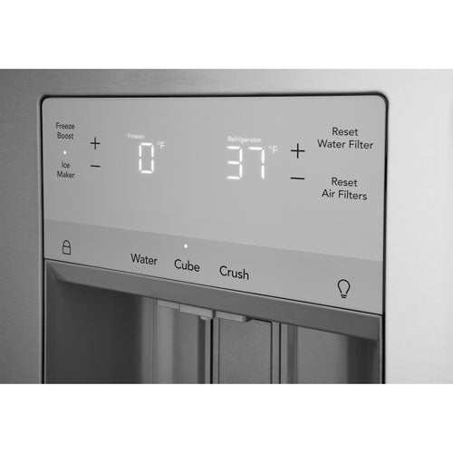 FRFS2823AS - REFRIGERATORS - Frigidaire - French 3 - Door - Stainless Steel - New - BonPrix Électroménagers