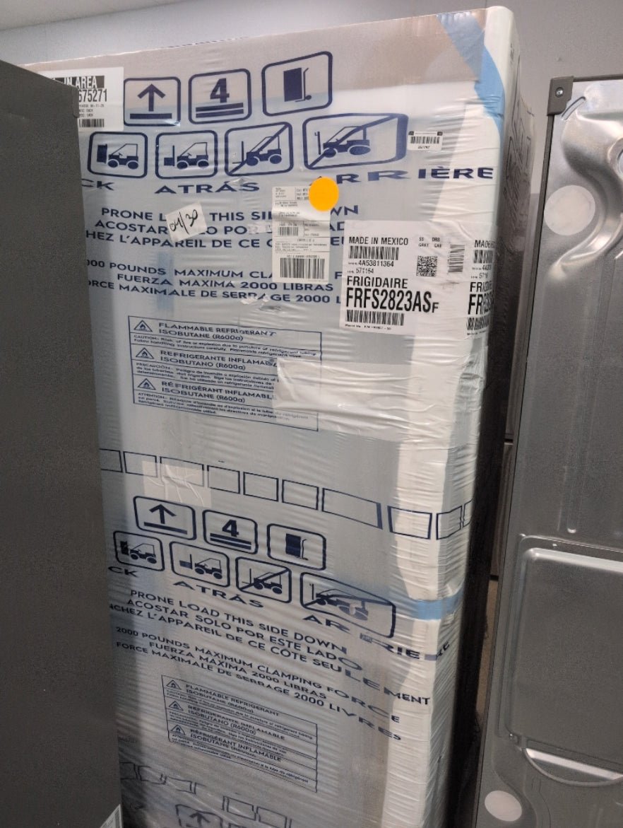 FRFS2823AS - REFRIGERATORS - Frigidaire - French 3-Door - Stainless Steel - Open Box - BonPrix Électroménagers