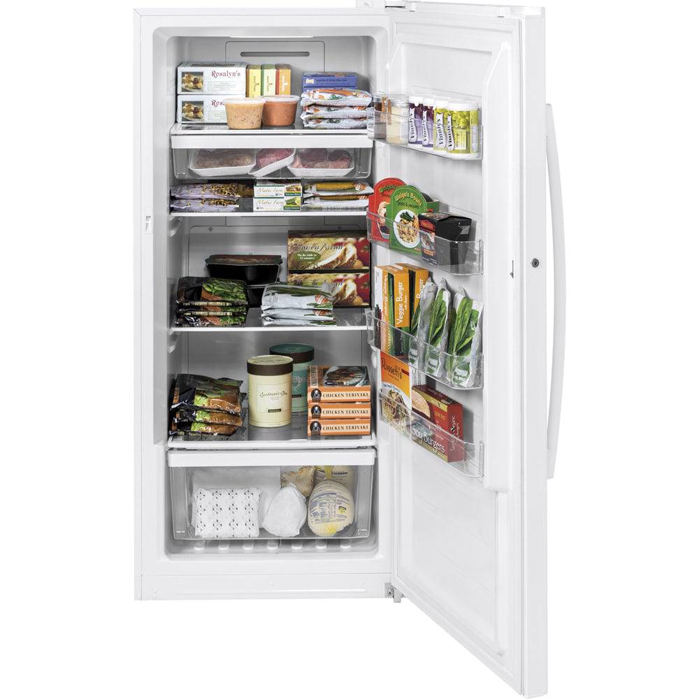 FUF14DLRWW - FREEZERS - GE - White - Open Box - BonPrix Électroménagers