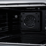 Galiano 30 Inch Freestanding Electric range, 4 radiant burners, 4.32 cf. True Convection oven, Air fryer kit, White - BonPrix Électroménagers