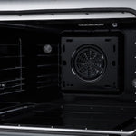 Galiano 36 Inch Freestanding Electric range, 5 radiant burners, 5.36 cf. True Convection oven, Air fryer kit, White - BonPrix Électroménagers
