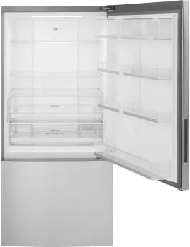 GBE17HYRFS - REFRIGERATORS - GE - Bottom Freezer - Stainless Steel - Open Box - BonPrix Électroménagers