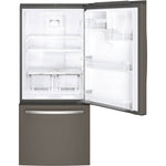 GDE21DMKES - REFRIGERATORS - GE - Bottom Freezer - Slate Grey - Open Box - BonPrix Électroménagers