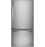 GDE25EYKFS - REFRIGERATORS - GE - Bottom Freezer - Stainless Steel - Open Box - BonPrix Électroménagers