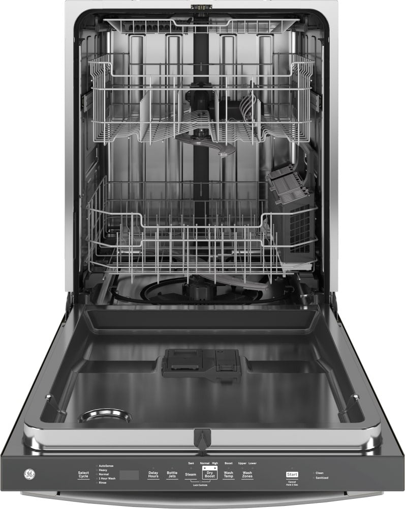 GDT670SYVFS - DISHWASHERS - GE - Top Controls - Stainless Steel - Open Box - BonPrix Électroménagers
