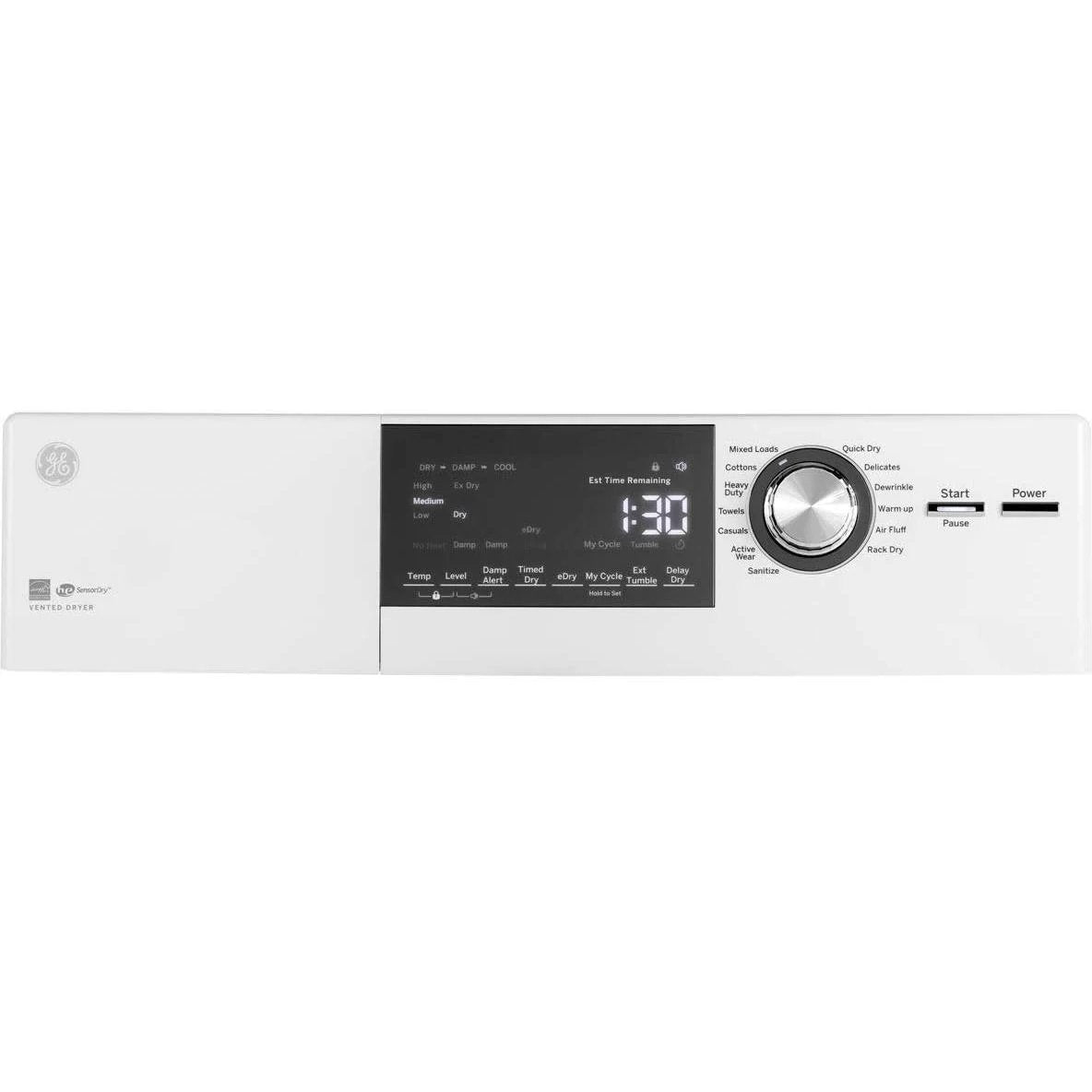 GFD14JSINWW - DRYERS - GE - Electric - White - Open Box - BonPrix Électroménagers