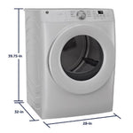 GFD35ESMYWW - DRYERS - GE - Electric - White - Open Box - BonPrix Électroménagers