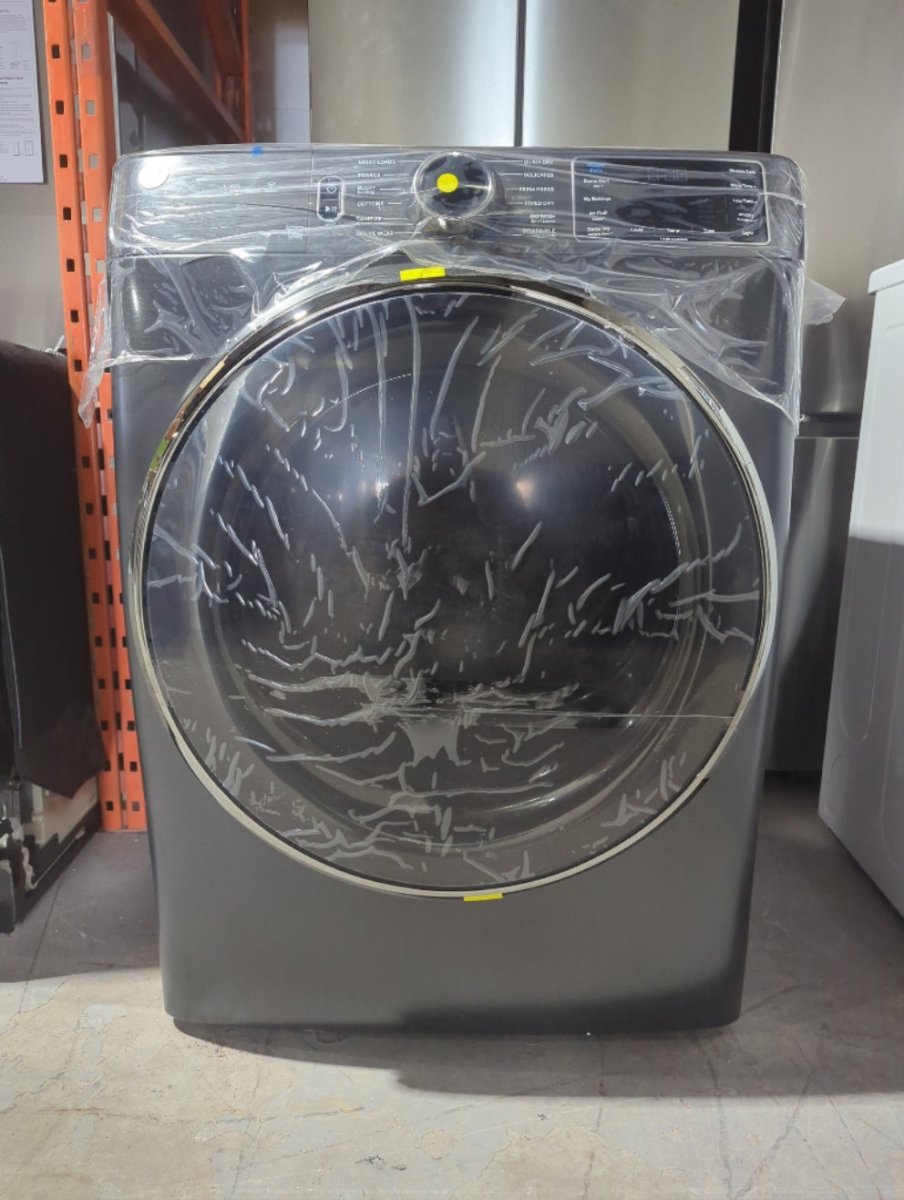 GFD65ESMVDS - DRYERS - GE - Electric - Carbon Graphite - Open Box - BonPrix Électroménagers