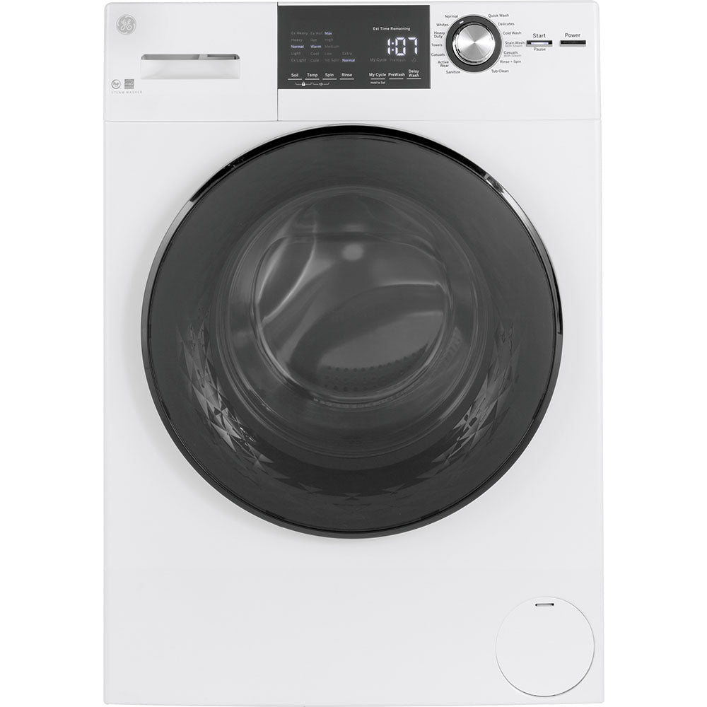 GFW148SSMWW - WASHERS - GE - Front Load - White - Open Box - BonPrix Électroménagers