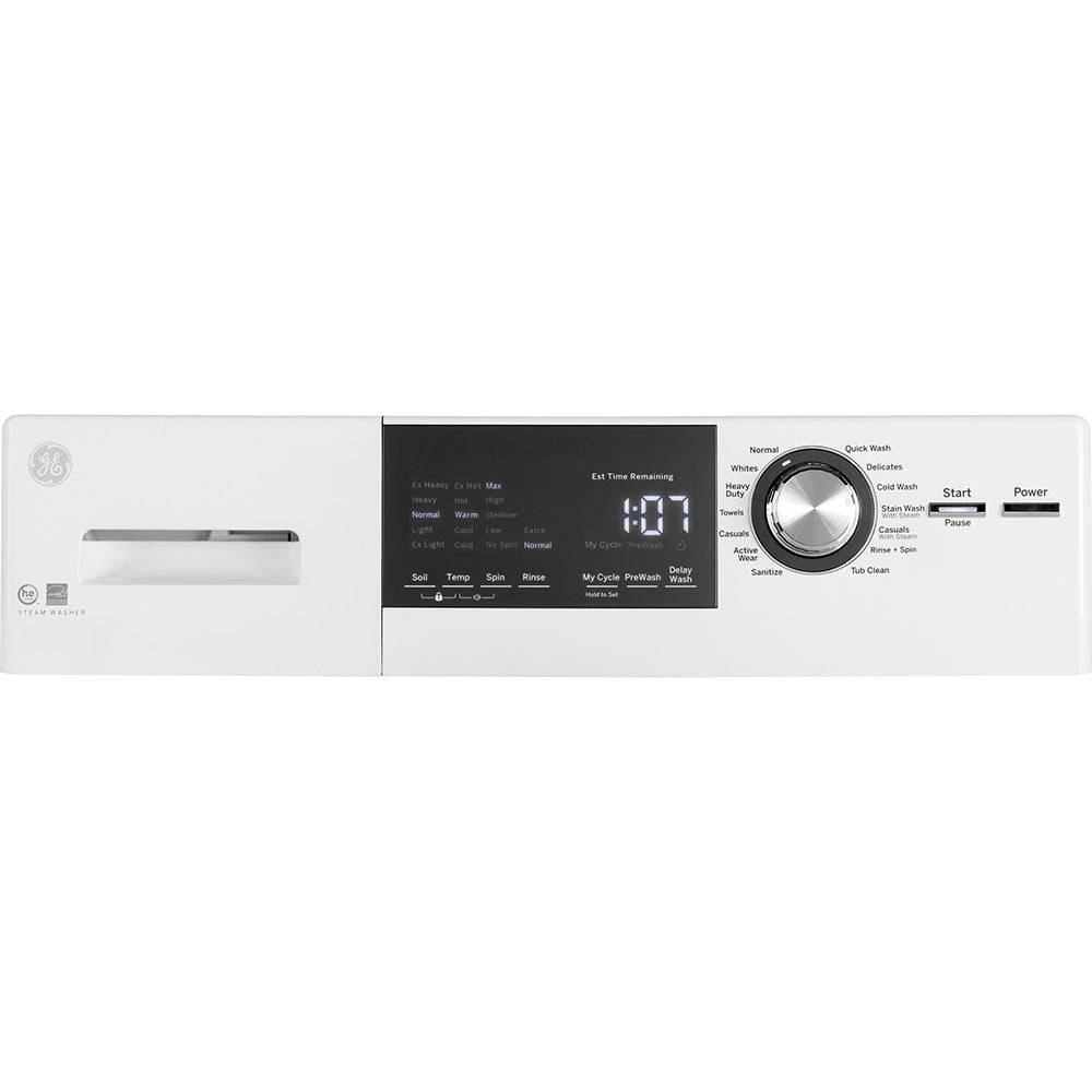 GFW148SSMWW - WASHERS - GE - Front Load - White - Open Box - BonPrix Électroménagers