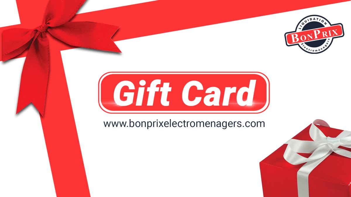 Gift Card - BonPrix Électroménagers