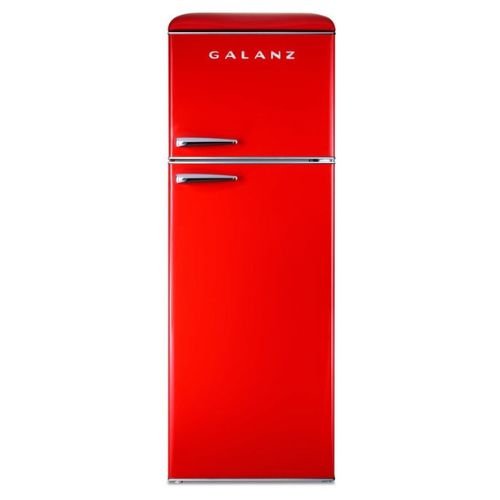 GLR12TRDEFR - REFRIGERATORS - Galanz - Top Freezer - Red - Open Box - BonPrix Électroménagers