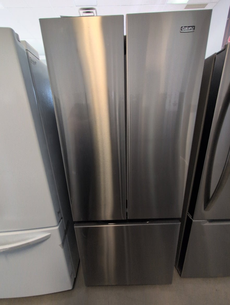 GLR16FS2M08 - REFRIGERATORS - GALANZ - French 3-Door - Stainless Steel - Open Box - BonPrix Électroménagers