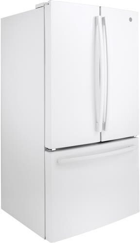 GNE27JGMWW - REFRIGERATORS - GE - French 3 - Door - White - Open Box - BonPrix Électroménagers
