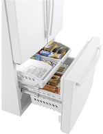 GNE27JGMWW - REFRIGERATORS - GE - French 3 - Door - White - Open Box - BonPrix Électroménagers