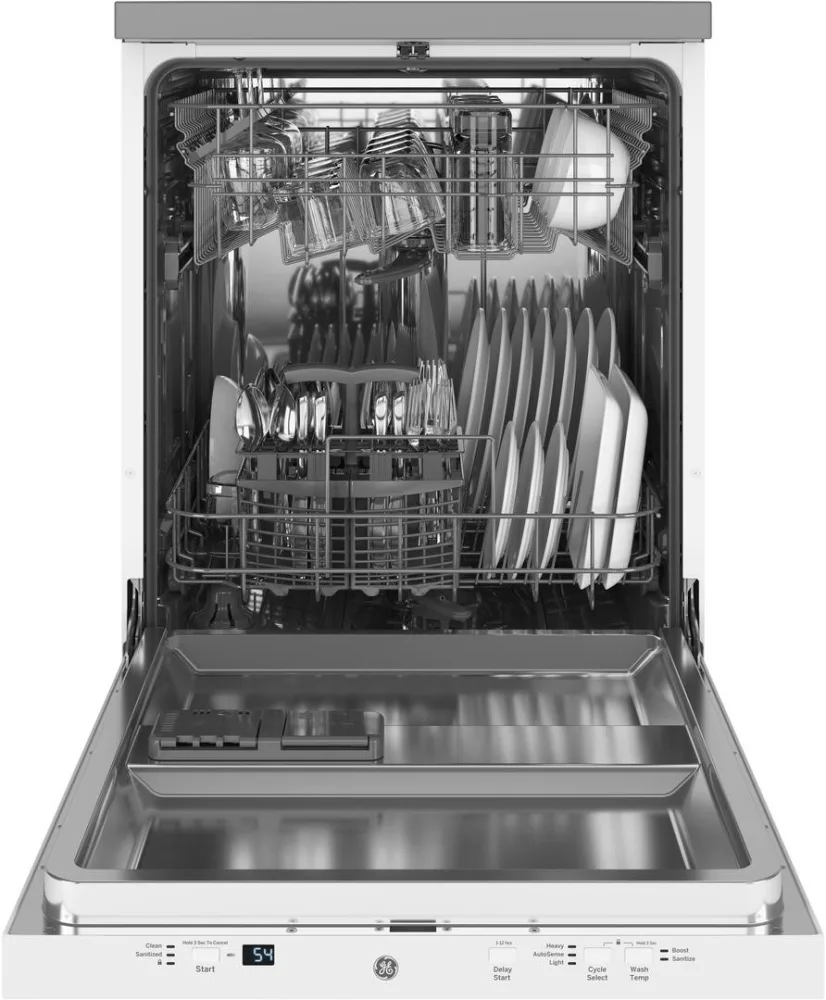 GPT225SGLWW - DISHWASHERS - GE - Top Controls - White - Open Box - BonPrix Électroménagers